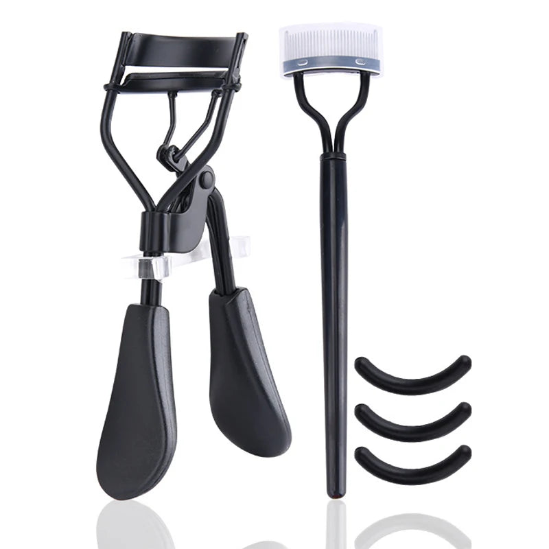 5-Σετ Επαγγελματικά Εργαλεία Βλεφαρίδων | Ψαλίδι, Βουρτσάκια & Ανταλλακτικά Pads