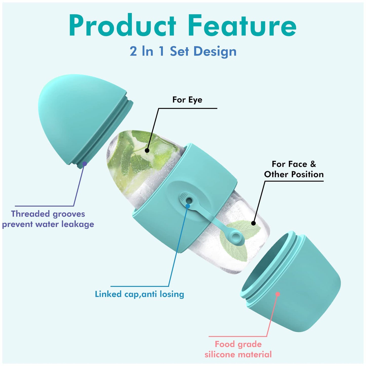 Luminus Blue Ice Roller – Premium Συσκευή Κρυοθεραπείας Προσώπου