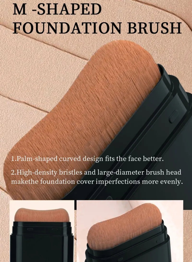 Στικ Foundation 'Γόμας' (Eraser) Υδατικής Ενυδάτωσης, Ελαφρύ Concealer, Foundation Κάλυψης Ουλών Ακμής, Μαύρων Κύκλων Κάτω από τα Μάτια, Μακιγιάζ Ομορφιάς Προσώπου