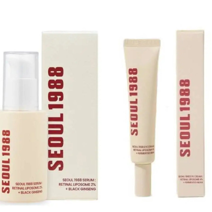 Seoul 1988: Αντιγηραντικός Ορός Προσώπου με Ρετινόλη & Μαύρο Τζίνσενγκ