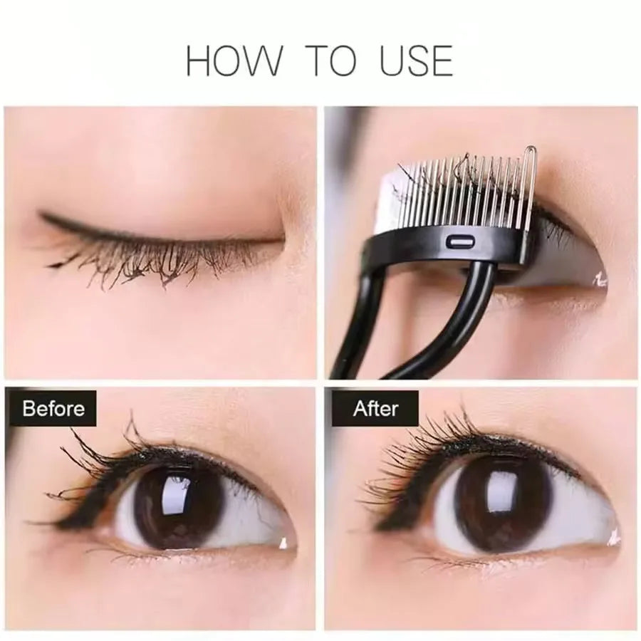 5-Σετ Επαγγελματικά Εργαλεία Βλεφαρίδων | Ψαλίδι, Βουρτσάκια & Ανταλλακτικά Pads