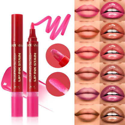 2-σε-1 Matte Lip Liner & Plumping Lip Gloss – Για Τέλειο Σχήμα & Όγκο στα Χείλη
Αποκτήστε το απόλυτο look στα χείλη σας με ένα μόνο προϊόν. Από τη μία πλευρά, το ματ μολύβι προσφέρει απόλυτο έλεγχο στο περίγραμμα, και από την άλλη, το lip gloss χαρίζει άμ