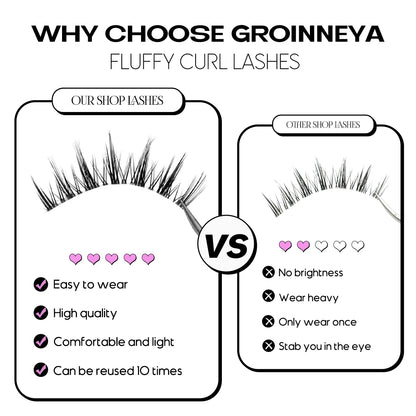 Φυσικές Ψεύτικες Βλεφαρίδες τύπου Manga. Βλεφαρίδες 3D από συνθετική Mink τρίχα, με μαλακή, ρεαλιστική και χιαστί όψη. Ιδανικές για ολοκληρωμένο μακιγιάζ.