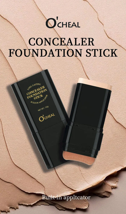 Στικ Foundation 'Γόμας' (Eraser) Υδατικής Ενυδάτωσης, Ελαφρύ Concealer, Foundation Κάλυψης Ουλών Ακμής, Μαύρων Κύκλων Κάτω από τα Μάτια, Μακιγιάζ Ομορφιάς Προσώπου