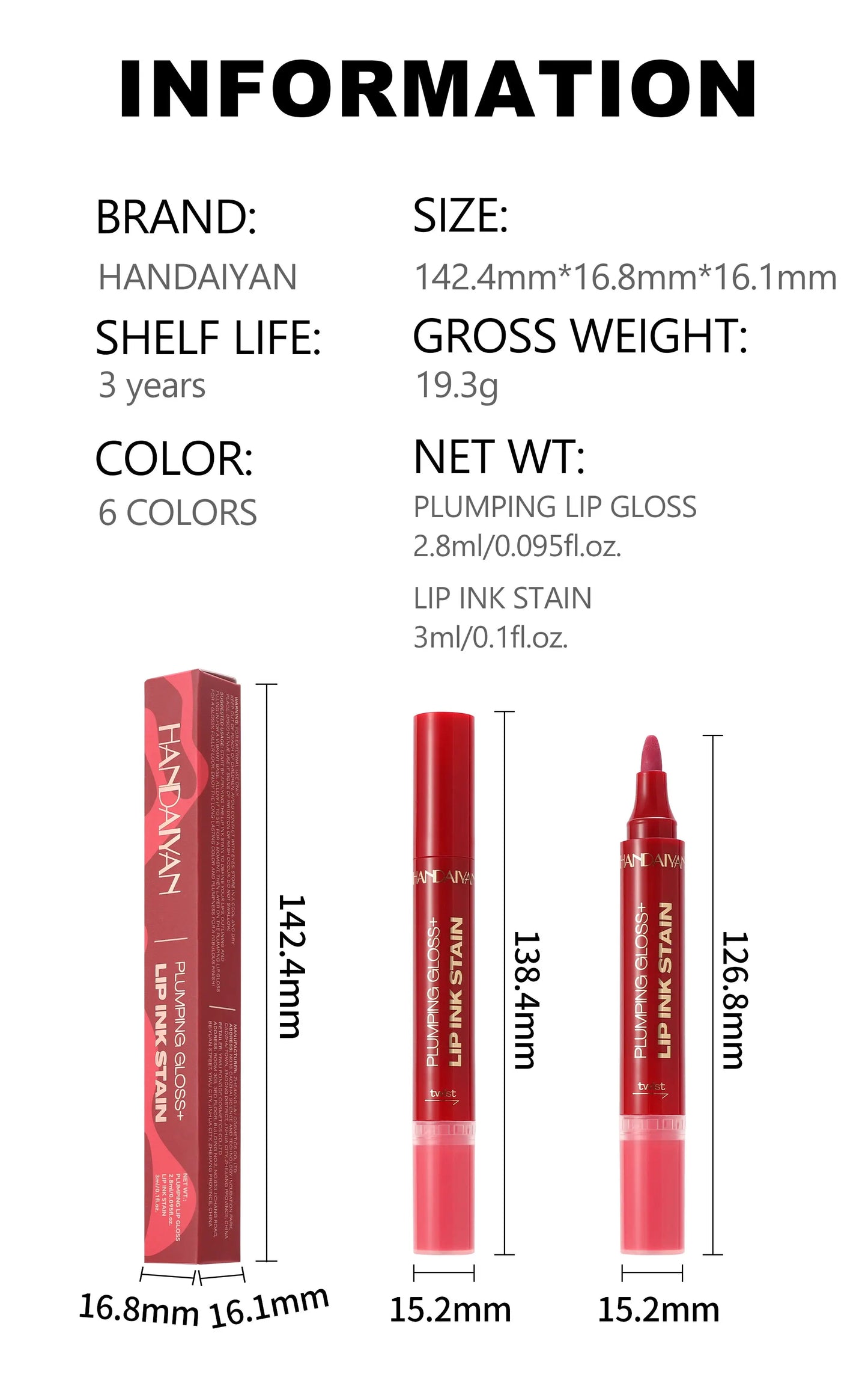 2-σε-1 Matte Lip Liner & Plumping Lip Gloss – Για Τέλειο Σχήμα & Όγκο στα Χείλη
Αποκτήστε το απόλυτο look στα χείλη σας με ένα μόνο προϊόν. Από τη μία πλευρά, το ματ μολύβι προσφέρει απόλυτο έλεγχο στο περίγραμμα, και από την άλλη, το lip gloss χαρίζει άμ