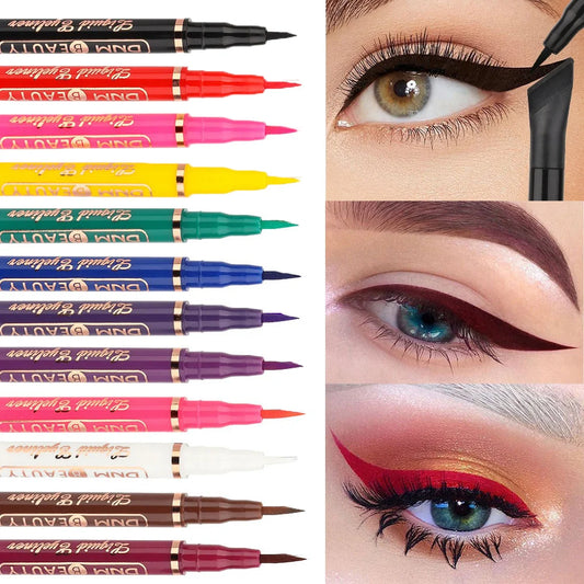 Σετ 12 Πολύχρωμα Eyeliner - Αδιάβροχα & Ματ αποτέλεσμα