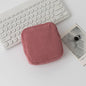 Fashion Makeup Lipstick Sanitary Napkins Case Mini Cosmetic Storage Pouch Women Corduroy Ins Travel Organizer Bags Small Pouch