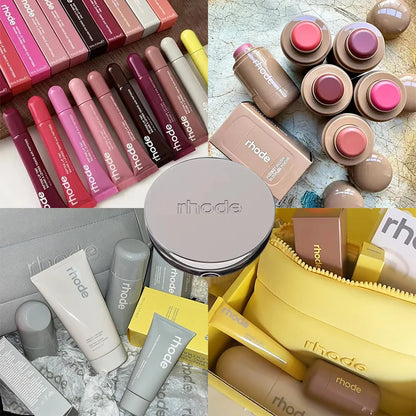 2025 Νέα Μόδα Περιορισμένη Δημοφιλής Ενυδατική Αδιάβροχη Συσκευασία Τσάντας-Φούσκας Κραγιόν Ρουζ Σετ Καλλυντικών Μακιγιάζ