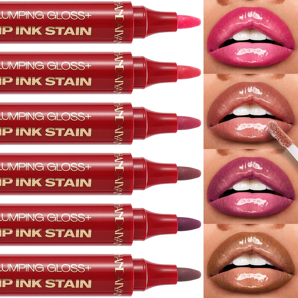 2-σε-1 Matte Lip Liner & Plumping Lip Gloss – Για Τέλειο Σχήμα & Όγκο στα Χείλη
Αποκτήστε το απόλυτο look στα χείλη σας με ένα μόνο προϊόν. Από τη μία πλευρά, το ματ μολύβι προσφέρει απόλυτο έλεγχο στο περίγραμμα, και από την άλλη, το lip gloss χαρίζει άμ