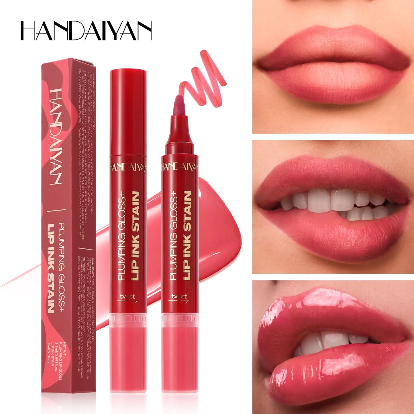 2-σε-1 Matte Lip Liner & Plumping Lip Gloss – Για Τέλειο Σχήμα & Όγκο στα Χείλη
Αποκτήστε το απόλυτο look στα χείλη σας με ένα μόνο προϊόν. Από τη μία πλευρά, το ματ μολύβι προσφέρει απόλυτο έλεγχο στο περίγραμμα, και από την άλλη, το lip gloss χαρίζει άμ