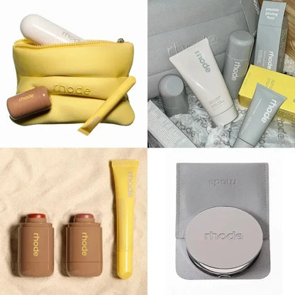 2025 Νέα Μόδα Περιορισμένη Δημοφιλής Ενυδατική Αδιάβροχη Συσκευασία Τσάντας-Φούσκας Κραγιόν Ρουζ Σετ Καλλυντικών Μακιγιάζ