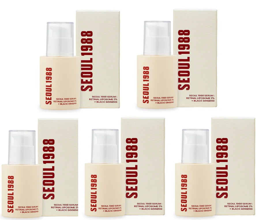 Seoul 1988: Αντιγηραντικός Ορός Προσώπου με Ρετινόλη & Μαύρο Τζίνσενγκ