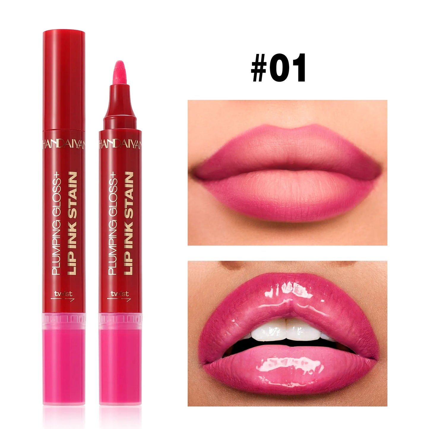 2-σε-1 Matte Lip Liner & Plumping Lip Gloss – Για Τέλειο Σχήμα & Όγκο στα Χείλη
Αποκτήστε το απόλυτο look στα χείλη σας με ένα μόνο προϊόν. Από τη μία πλευρά, το ματ μολύβι προσφέρει απόλυτο έλεγχο στο περίγραμμα, και από την άλλη, το lip gloss χαρίζει άμ