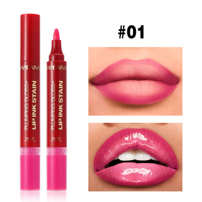 2-σε-1 Matte Lip Liner & Plumping Lip Gloss – Για Τέλειο Σχήμα & Όγκο στα Χείλη
Αποκτήστε το απόλυτο look στα χείλη σας με ένα μόνο προϊόν. Από τη μία πλευρά, το ματ μολύβι προσφέρει απόλυτο έλεγχο στο περίγραμμα, και από την άλλη, το lip gloss χαρίζει άμ