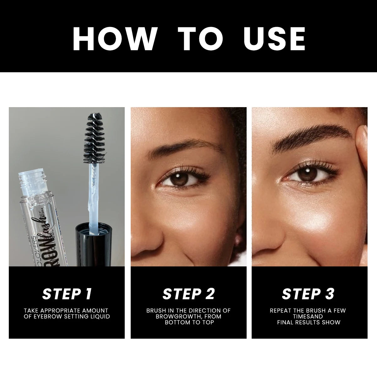 Gel Σταθεροποίησης Φρυδιών - Διάφανο & Αδιάβροχο για Φυσικό Αποτέλεσμα