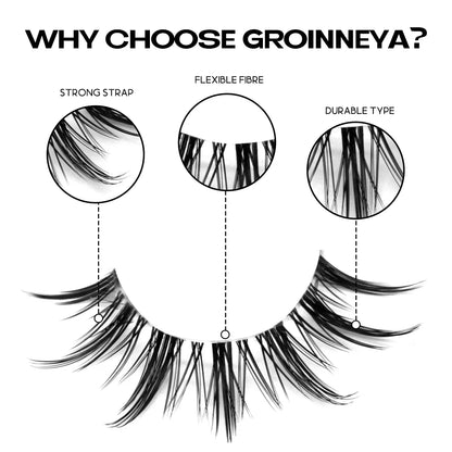 Φυσικές Ψεύτικες Βλεφαρίδες τύπου Manga. Βλεφαρίδες 3D από συνθετική Mink τρίχα, με μαλακή, ρεαλιστική και χιαστί όψη. Ιδανικές για ολοκληρωμένο μακιγιάζ.