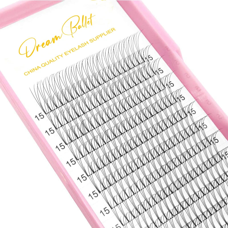 Αναβαθμίστε την υπηρεσία extension βλεφαρίδων σας με τα Premium Quality Volume Fans. Σχεδιασμένες για εφαρμογή τύπου Russian Volume, οι προ-κατασκευασμένες βεντάλιες 3D/5D προσφέρουν άμεσο, πλούσιο όγκο και μειώνουν δραστικά τον χρόνο εφαρμογής.

Το Κλειδ