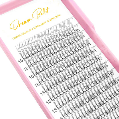 Αναβαθμίστε την υπηρεσία extension βλεφαρίδων σας με τα Premium Quality Volume Fans. Σχεδιασμένες για εφαρμογή τύπου Russian Volume, οι προ-κατασκευασμένες βεντάλιες 3D/5D προσφέρουν άμεσο, πλούσιο όγκο και μειώνουν δραστικά τον χρόνο εφαρμογής.

Το Κλειδ