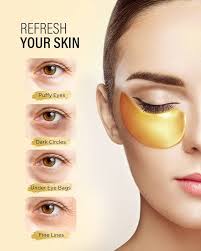 Petitfee Gold Hydrogel Eye Patch: Επιθέματα Ματιών με Χρυσό & Ginseng (60 τμχ)